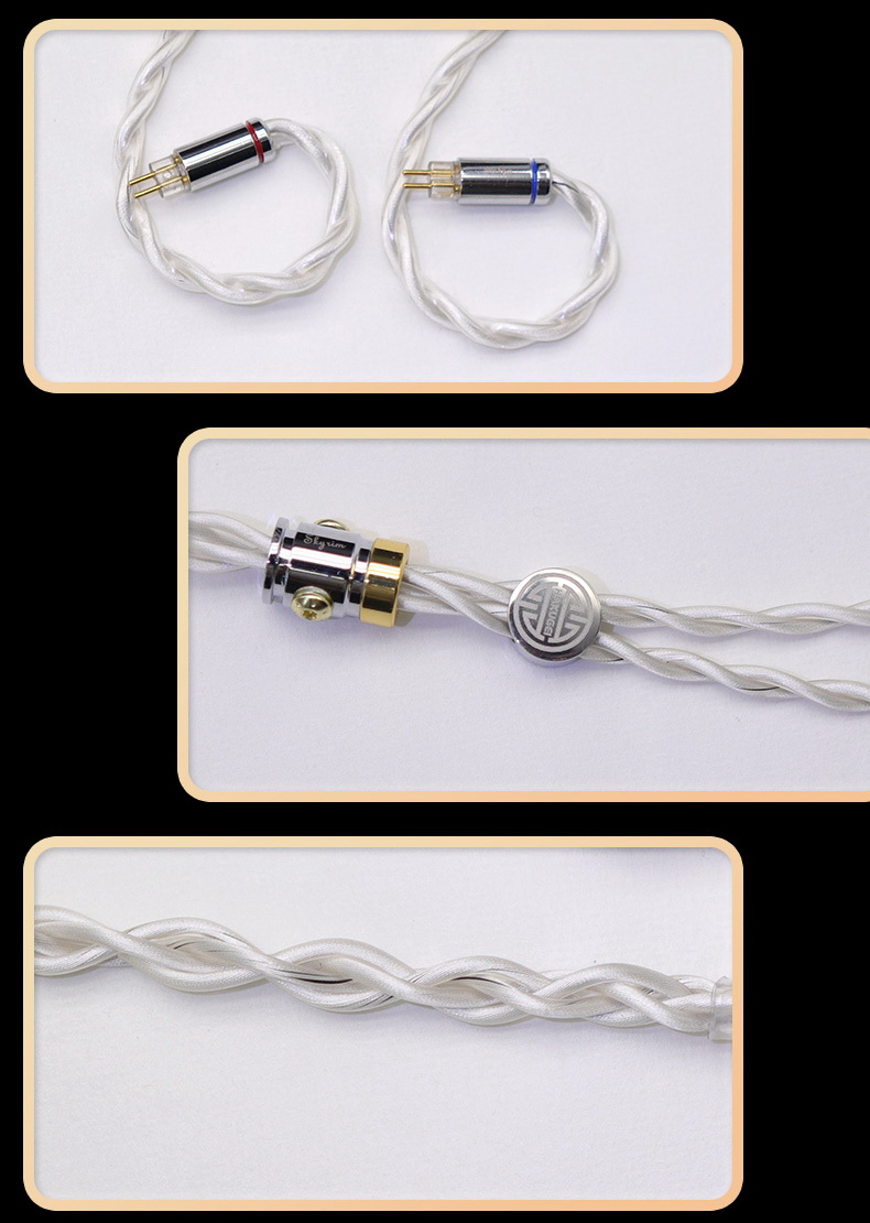 ขาย Hakugei Skyrim สายอัพเกรดหูฟัง 6N OCC Litz + Silver Litz