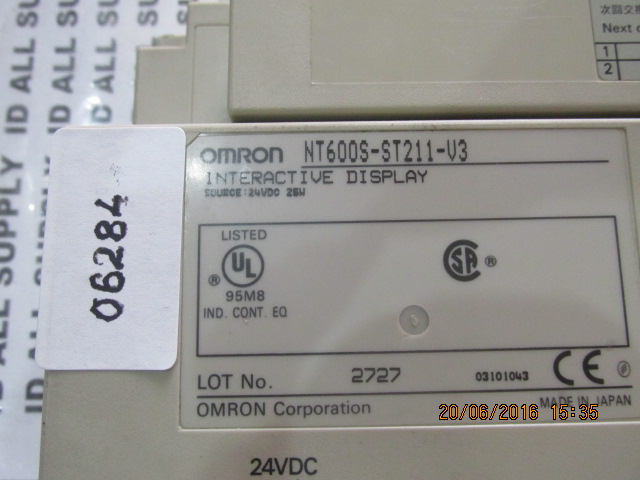 LCD TOUCH SCREEN “OMRON ” รุ่น NT600S-ST211-V3