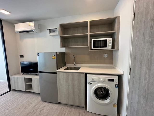 ให้เช่าคอนโด เคฟ เอวา ตึก A 27.2 ตร.ม.เฟอร์ครบ มีเครื่องซักผ้า ตรงข้ามธรรมศาสตร์รังสิต