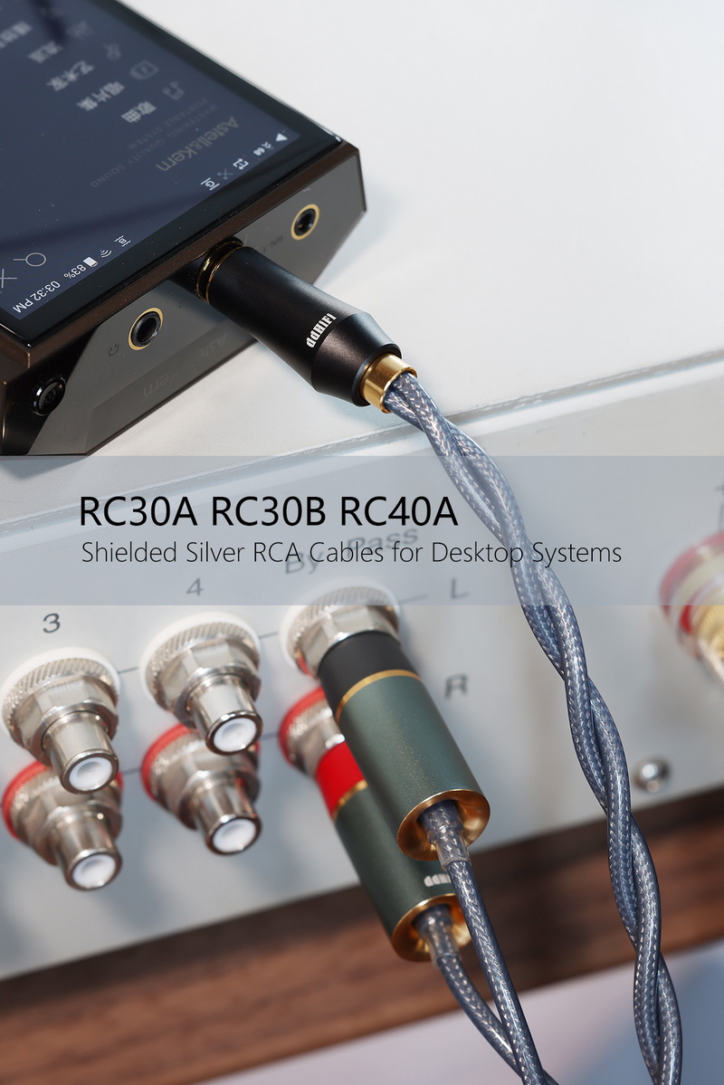 DD RC30A สายสัญญาณเสียงแจ็ค 3.5 มม. ออก RCA ซ้าย ขวา สำหรับเครื่องเสียง ประกันศูนย์ไทย