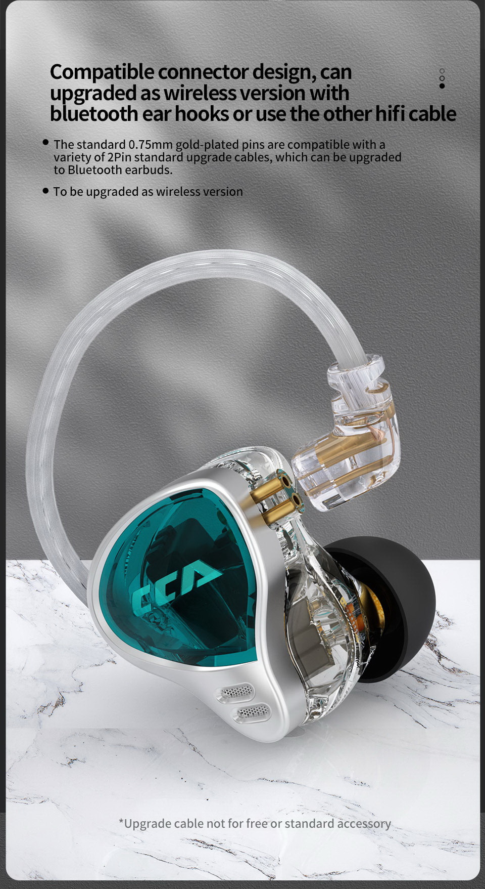 ขาย CCA CA10 หูฟัง Pure Balanced 5 ไดรเวอร์ 5BA ประกันศูนย์ไทย