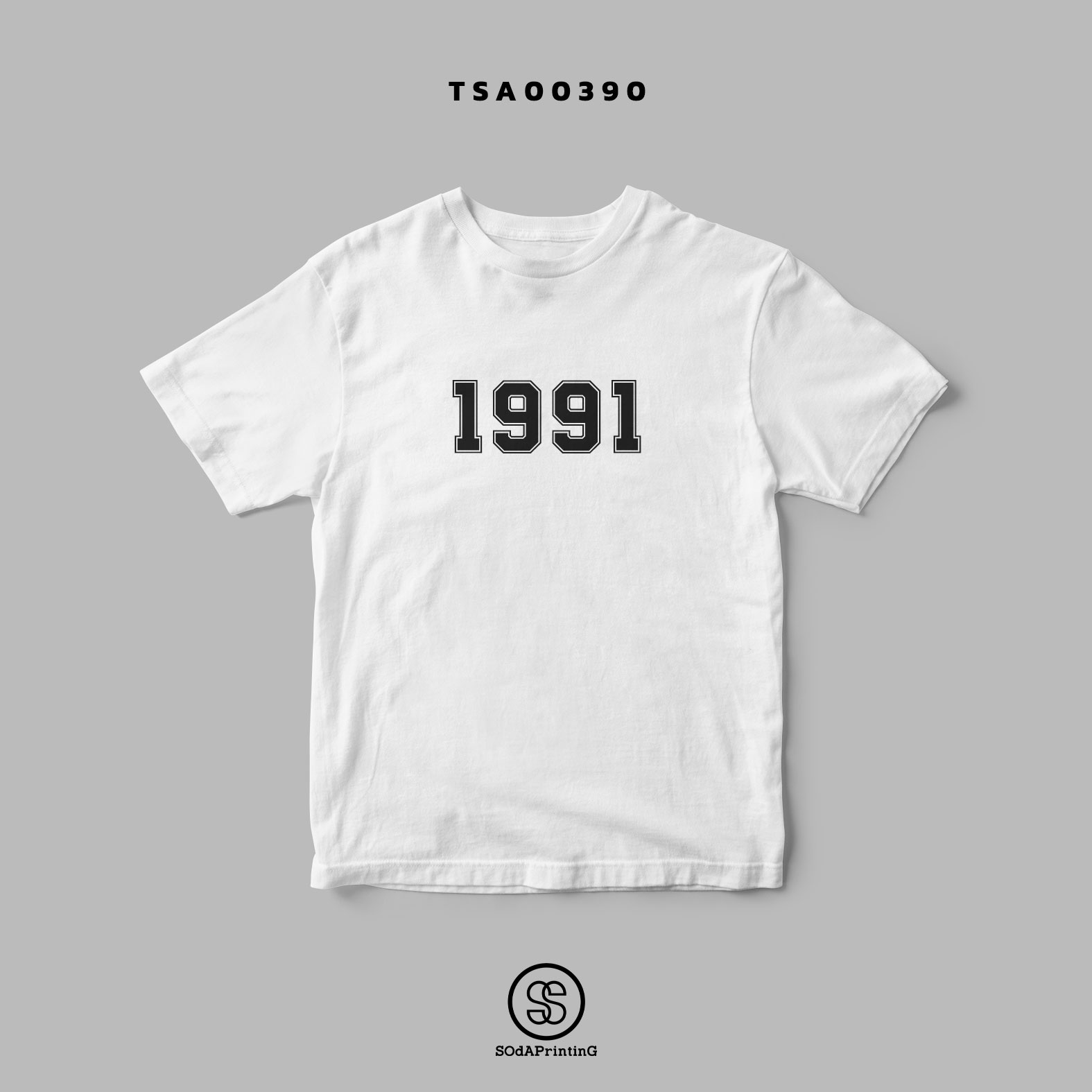 เสื้อยืด พิมพ์ลาย 1990-1994 รหัส TSA00387-TSA00396 #เสื้อ #เสื้อยืด #SOdAPrintinG