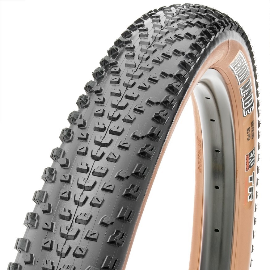 ยางนอกขอบพับเสือภูเขา MAXXIS REKON RACE 29x2.25, 29x2.35 EXO/TR/SKINWALL สีชา