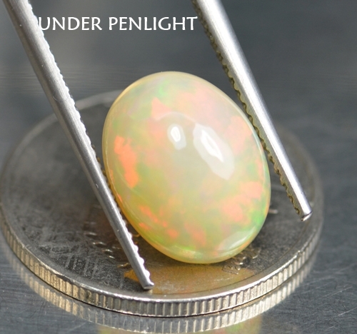 โอปอหลากสี (Multi Opal) 2.92 กะรัตสวยมาก (0622)
