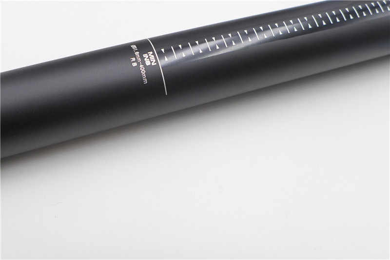 หลักอาน PRO PLT SEATPOST 31.6, เยื้อง20/เยื้อง0 ยาว 400มม. สีดำ