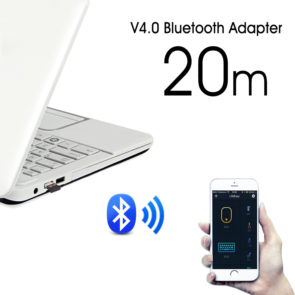 ขาย X-tips USB dongle ตัวส่งสัญญาณ Bluetooth CSR 4.0 สำหรับ PC Notebook ไกลถึง 20เมตร