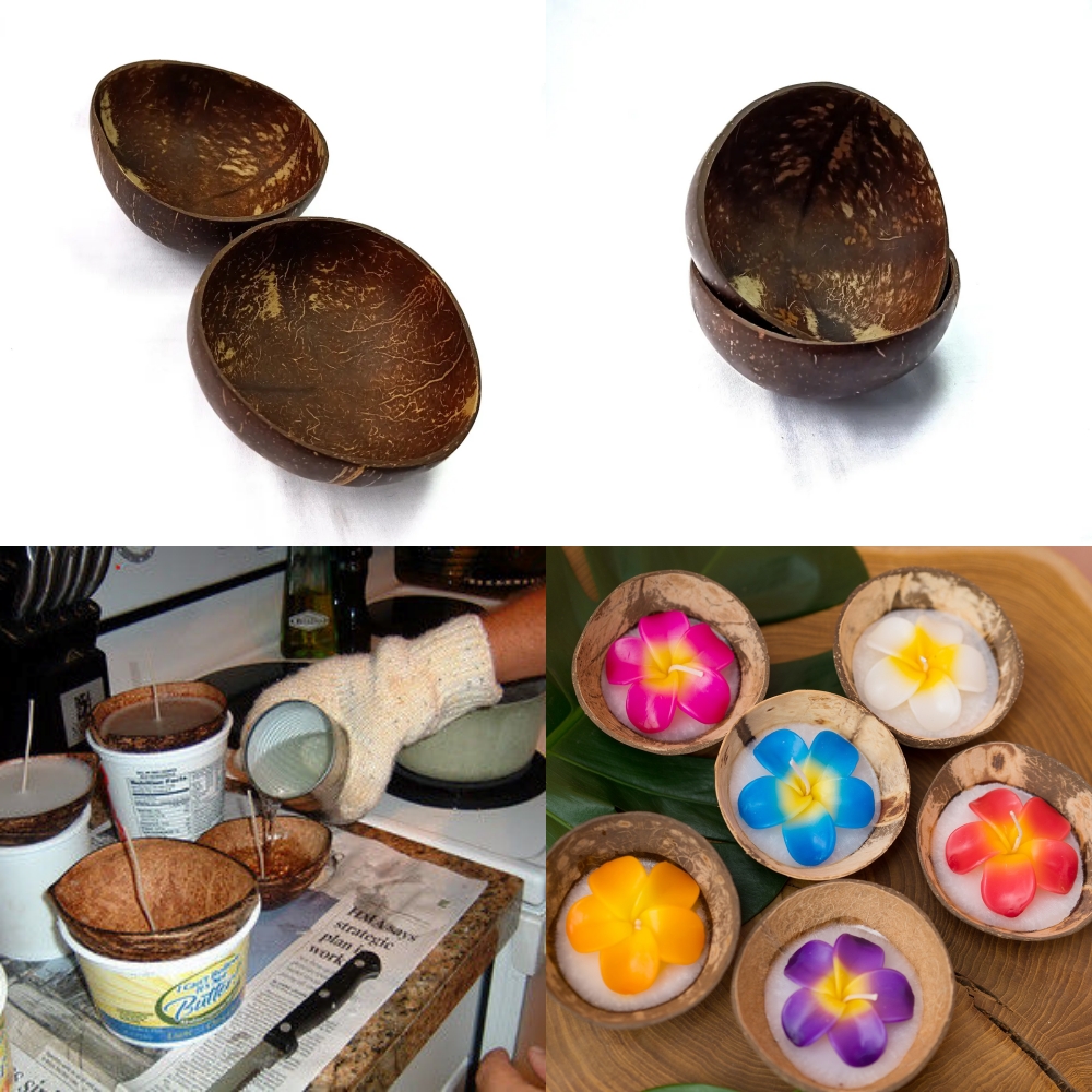 กะลามะพร้าวขัด ขนาดประมาณ 4.00-4.50 นิ้ว