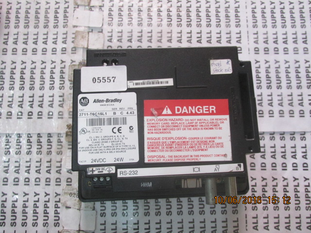 LCD TOUCH SCREEN “ ALLEN-BRADLEY ” รุ่น 2711-T6C15L1