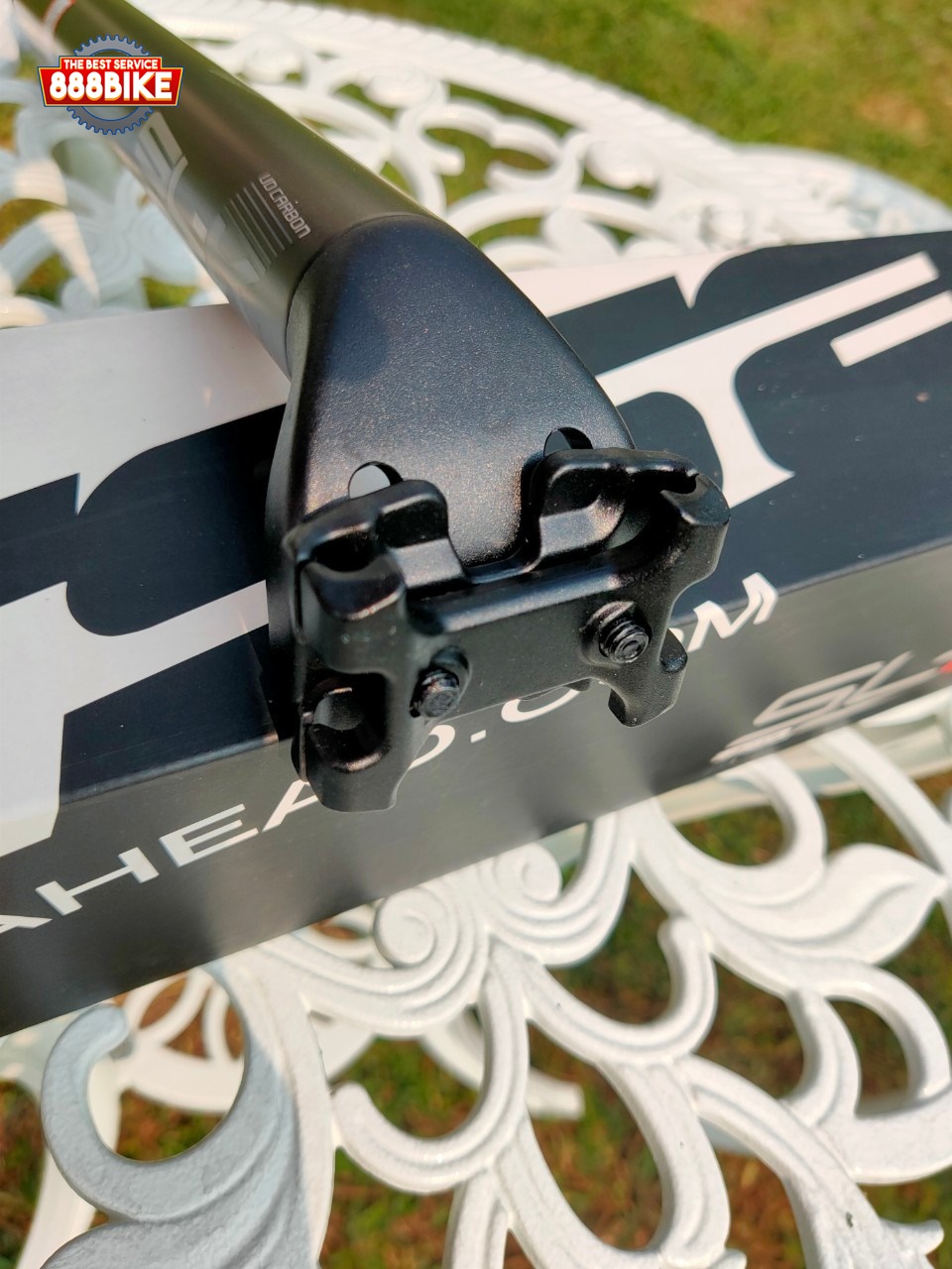 FSA SL-K SBS SB20 CARBON SEATPOST หลักอานหมอบ, ขนาด 31.6MM, ยาว 350MM, สีแดง, สีเทา