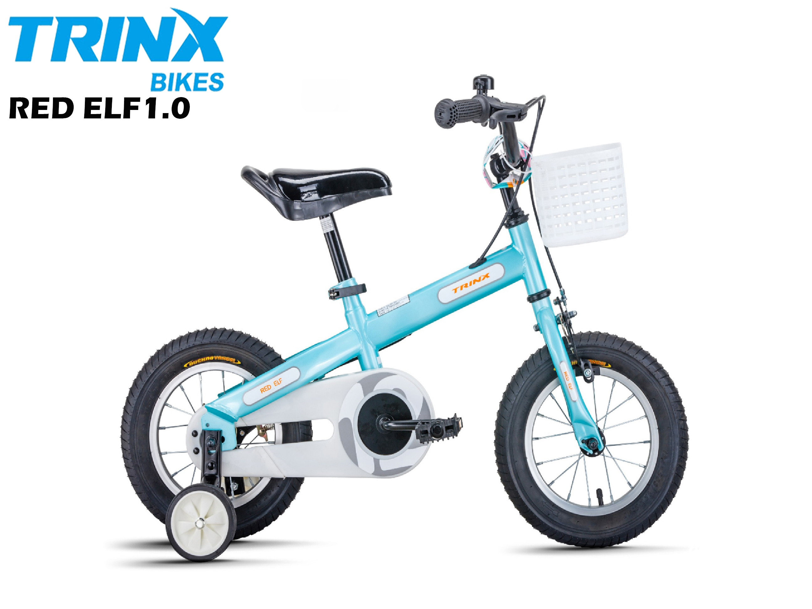 รถจักรยานเด็ก TRINX RED ELF 1.0 ล้อ 12 นิ้ว เฟรมเหล็ก (ริมเบรค)