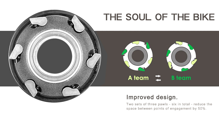 โม่ Bitex Freehub body Steel Bearing,anti-bite system,สำหรับ Shimano ,R07-K2A2