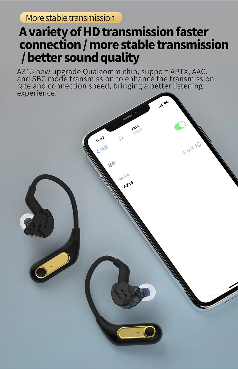 KZ AZ15 Module Bluetooth 5.2 อัพเกรดหูฟังให้ไร้สาย