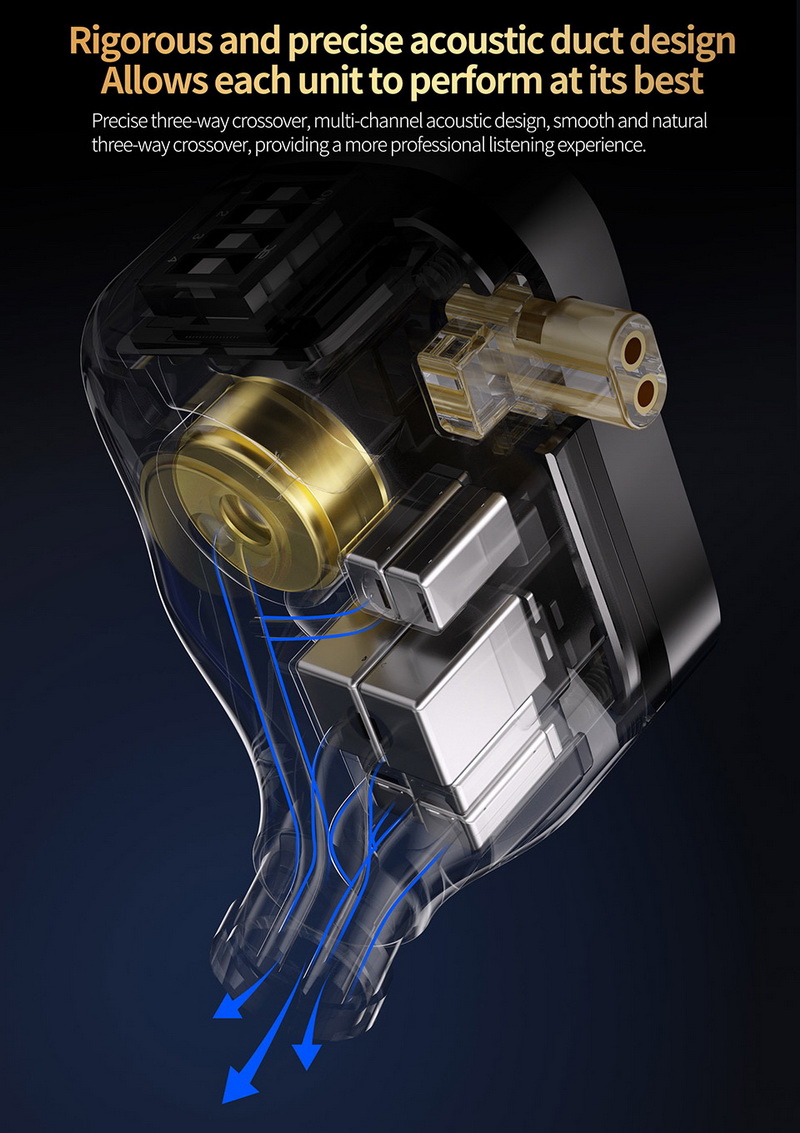 KZ ZAT หูฟัง 9 ไดรเวอร์ 8BA+1DD ปรับฟิลเตอร์เสียงได้ ประกันศูนย์ไทย