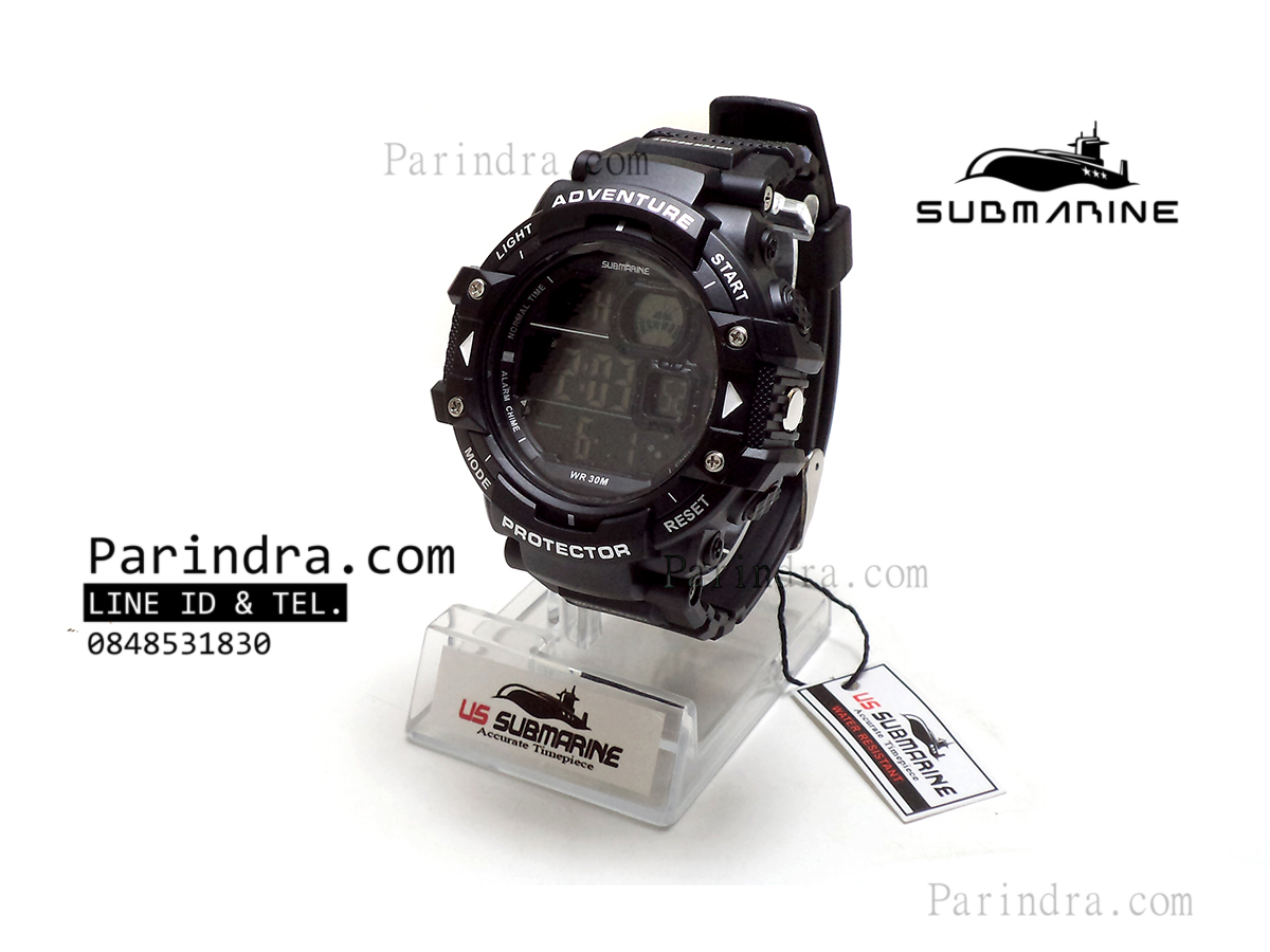 นาฬิกา US submarine TP1334M สีดำล้วน