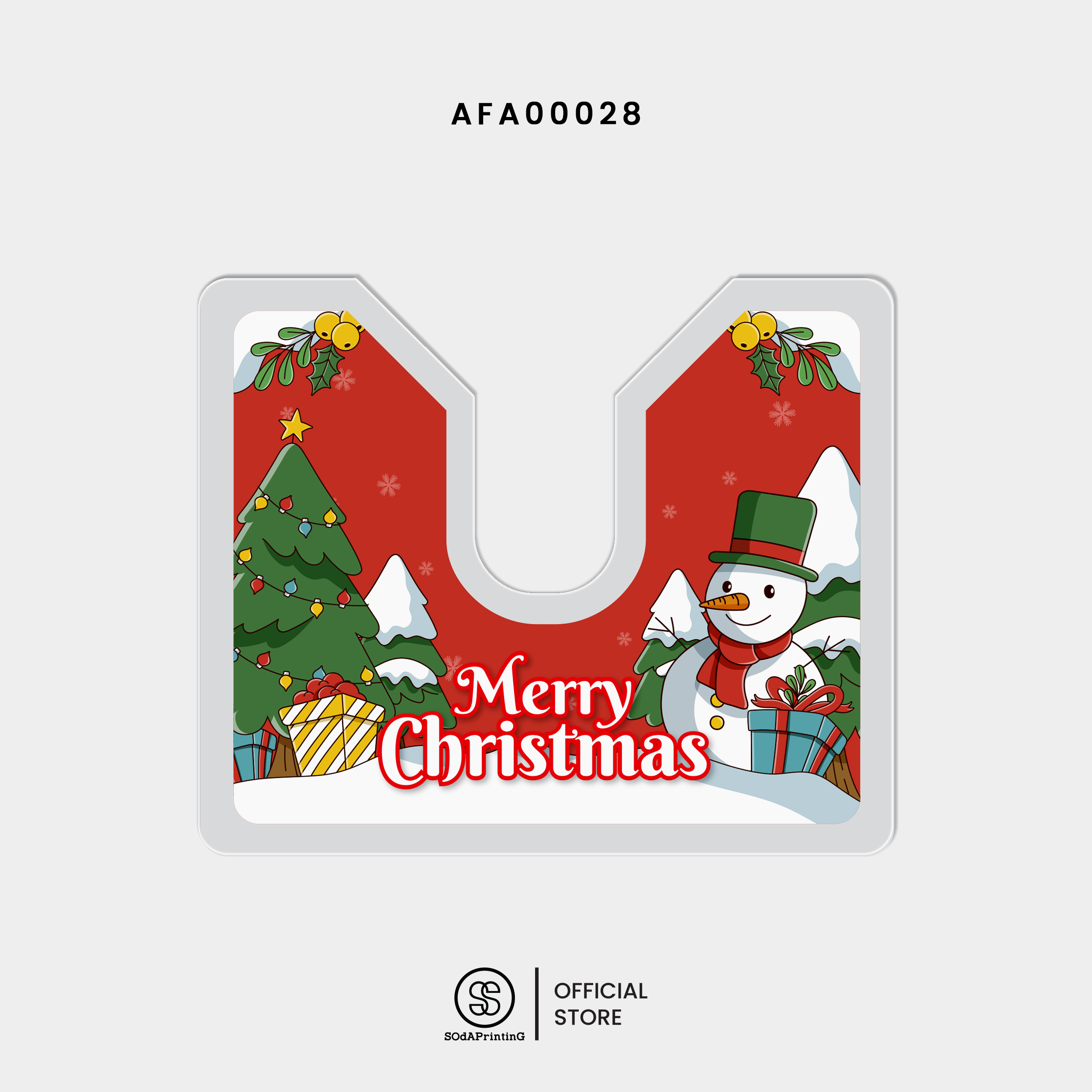 กรอบภาษีรถยนต์ พรบ. Acrylic Frame Christmas Collection | รหัส AFA00027-AFA00031 #กรอบภาษีรถยนต์