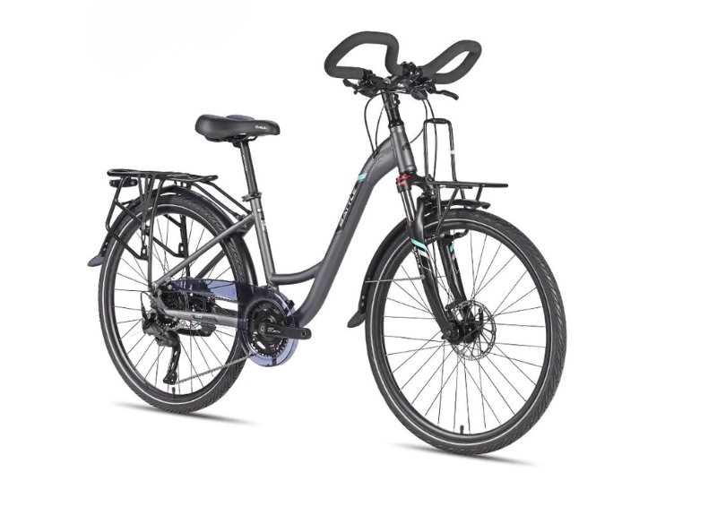 BATTLE Tuoge 300 จักรยานท่องเที่ยว 26 นิ้ว 18 สปีด ดิสก์เบรกน้ำมัน แฮนด์ผีเสื้อ