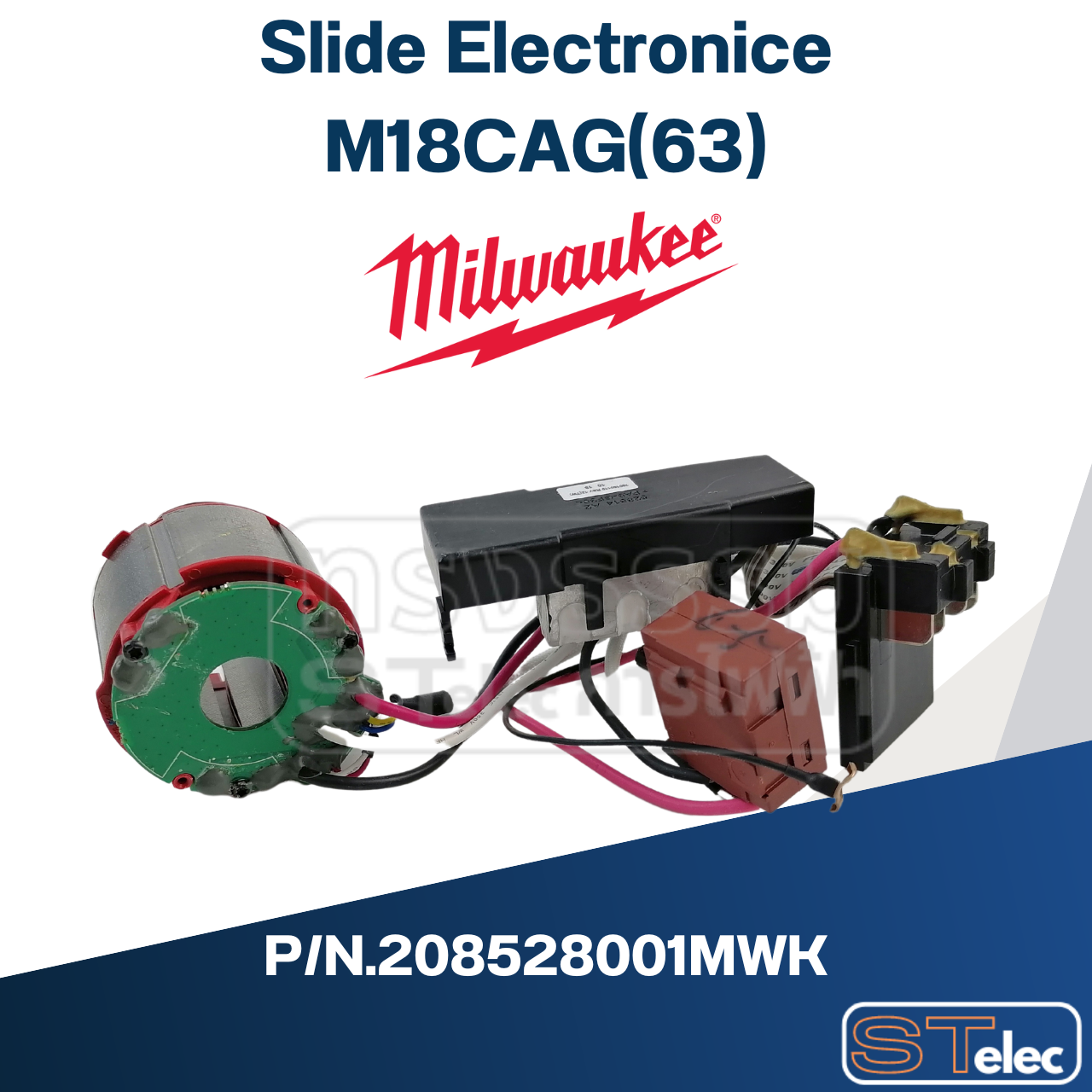Slide Electronice หินเจียรไร้สาย 4" M18CAG(63) P/N.208528001MWK (แท้) ##(*)