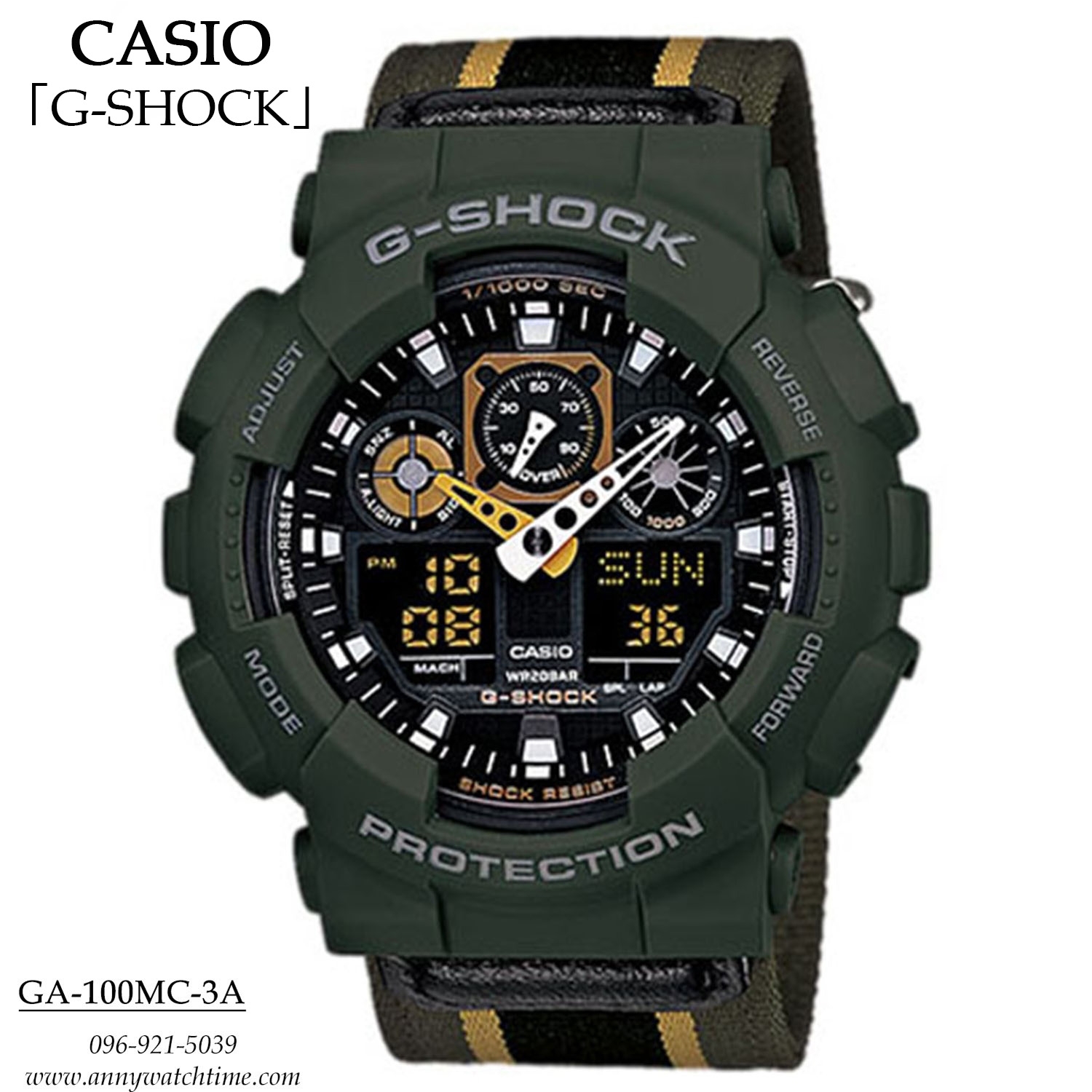 G-SHOCK GA-100MC-3A