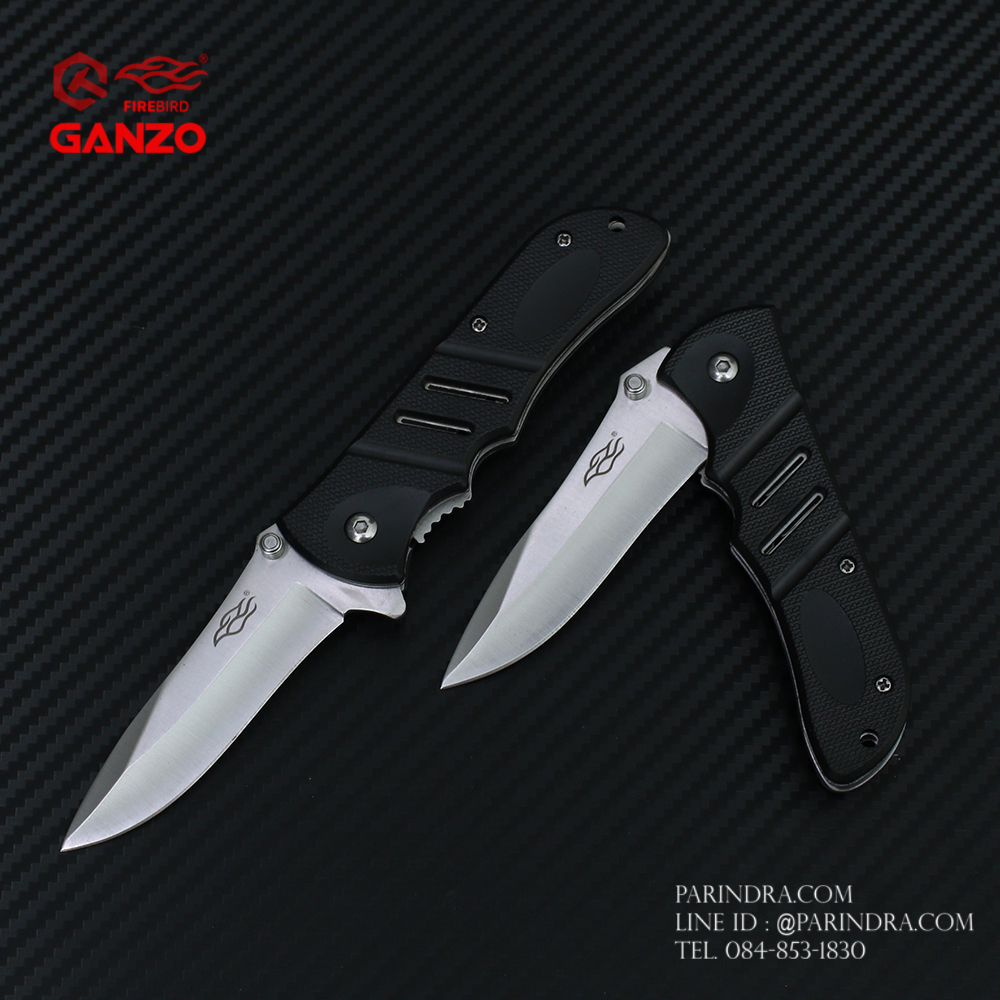 มีดพับ Ganzo กานโซ่ รุ่น Ganzo G614 ด้ามสีดำ ของแท้ 100%
