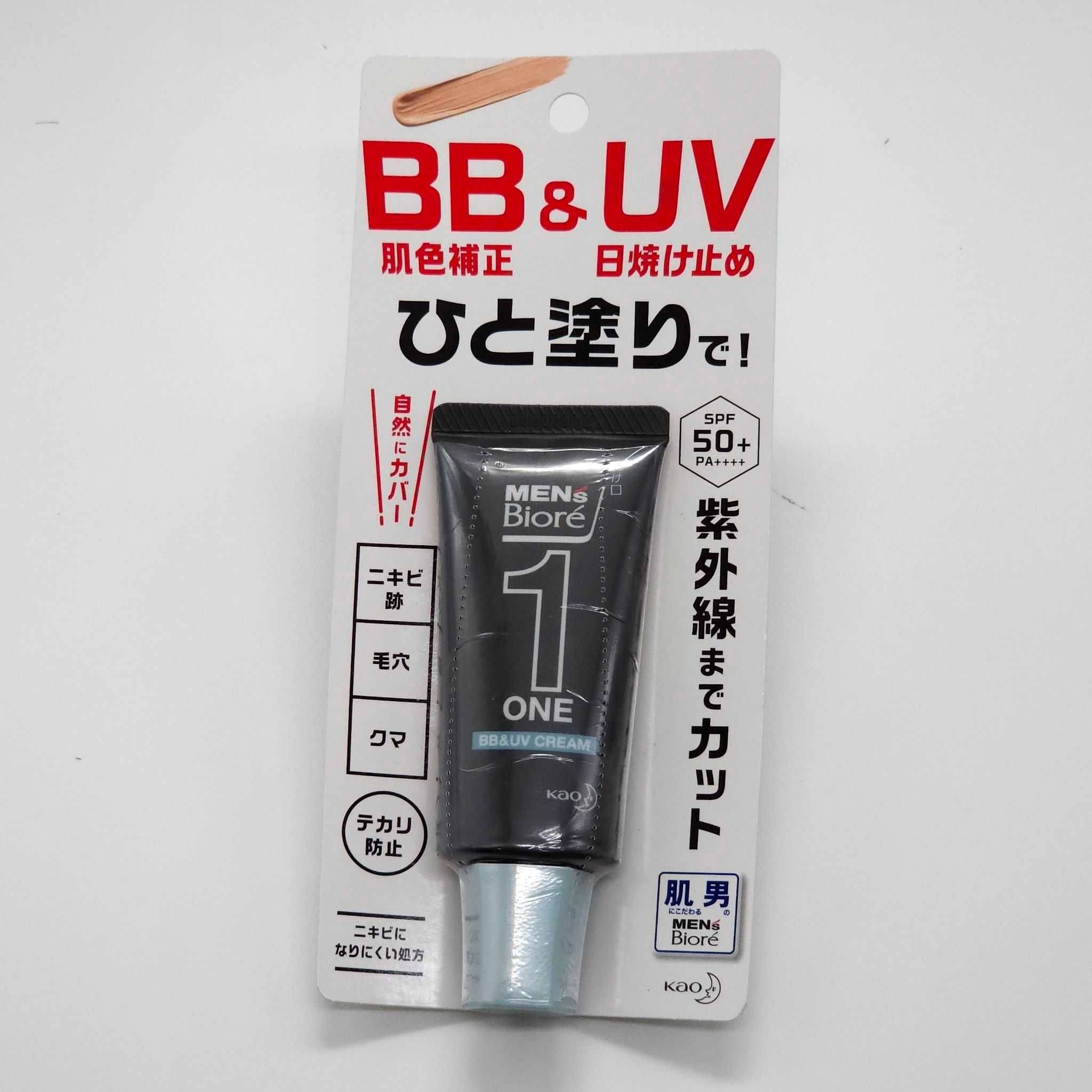 บีบีครีมสำหรับคุณผู้ชาย Biore Men BB Cream & UV Sunscreen 30g.