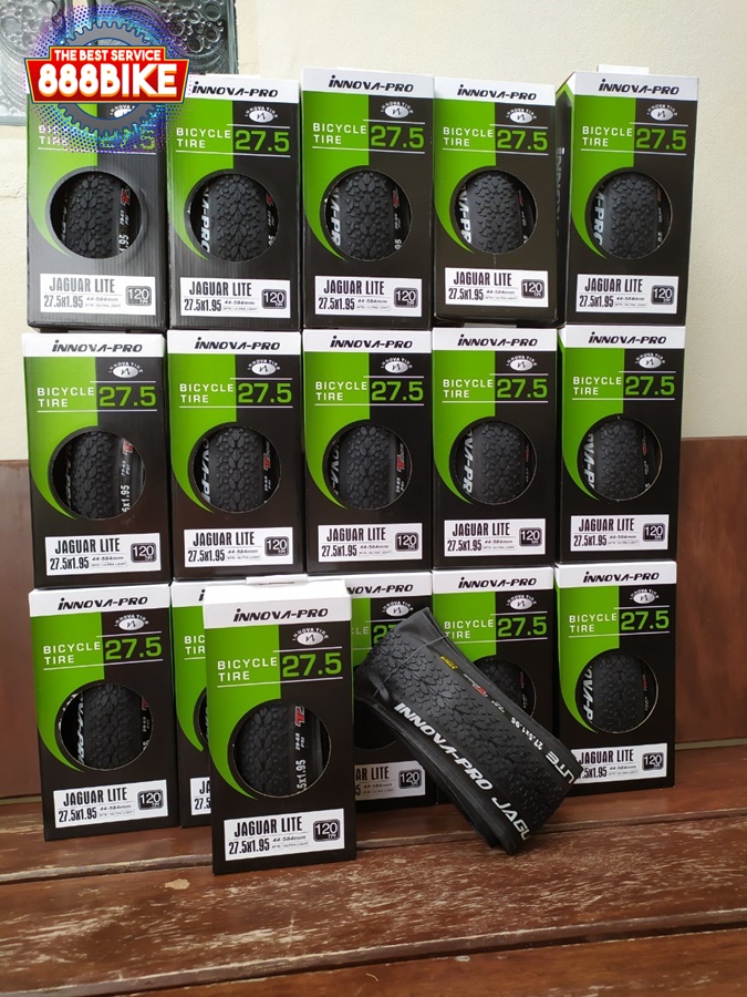 ยางนอกขอบพับ NNOVA-PRO TIRES ,IA-2576 (JAGUAR LITE) ,27.5x1.95 ,เบามาก