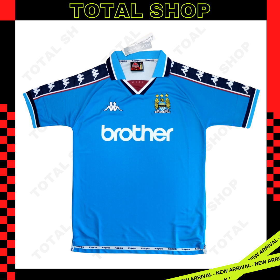 Manchester City 1997/98 Jersey เสื้อแมนซิตี้ย้อนยุค เสื้อบอลย้อนยุค