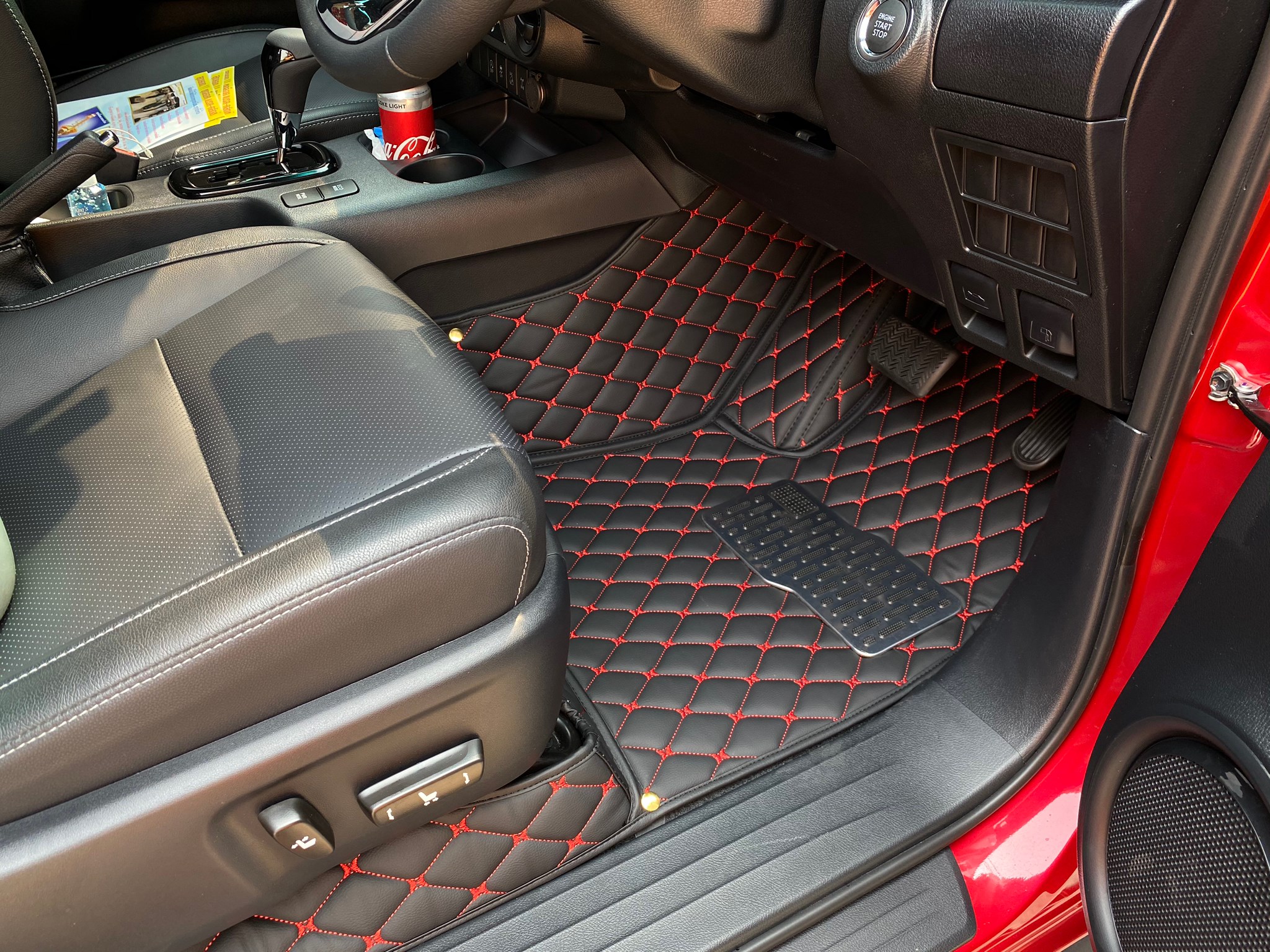 พรมสั่งตัด พรม6ดี ปูพื้น Toyota Revo 4 ประตู เข้ารูป ทุกรุ่น