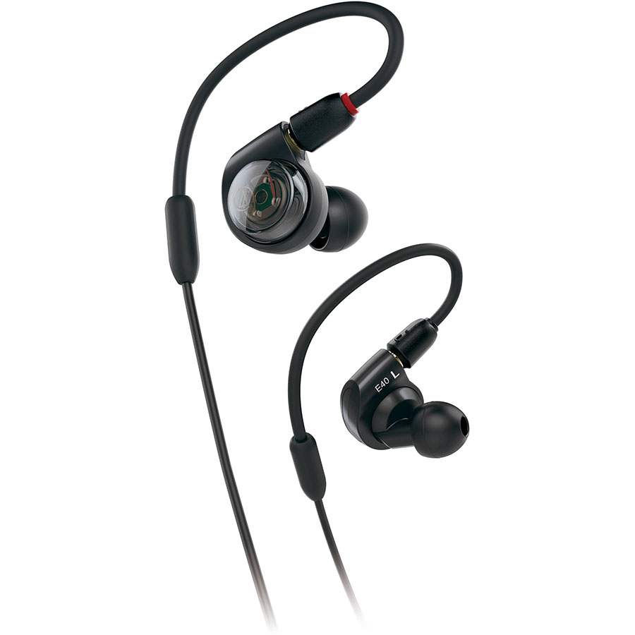 Audio Technica ATH E40 หูฟัง Inear Monitor Dual phase push-pull driver เบสแน่น สมดุล เสียงเครื่องดนตรีชัดเจน แบรนดังจากญี่ปุ่น