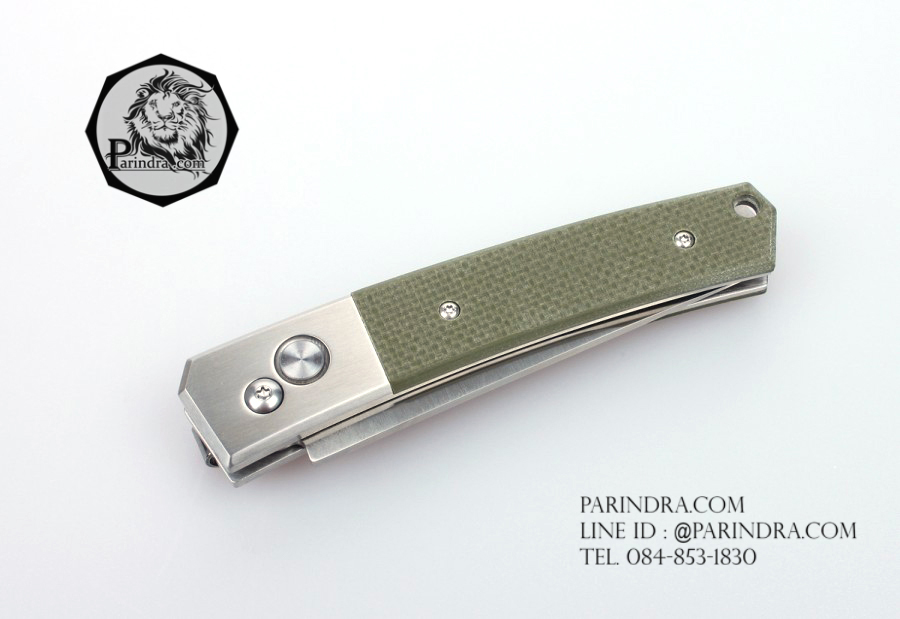 ขายมีดพับสปริง Ganzo กานโซ่ รุ่น Ganzo G7361 GR ด้าม G10 ด้ามสีทหาร ของแท้ 100%