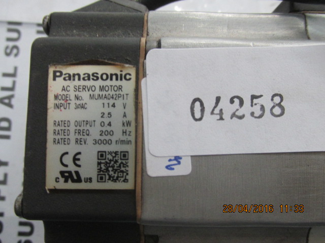 SERVO MOTOR “ PANASONIC ” รุ่น MUMA042P1T