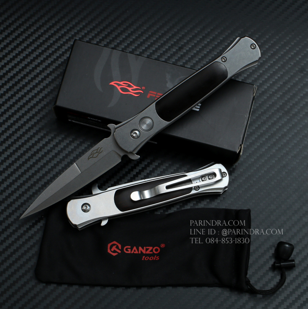 มีดพับ Ganzo กานโซ่ รุ่น G707 ระบบสปริงดีดเปิดมีด ของแท้ 100%