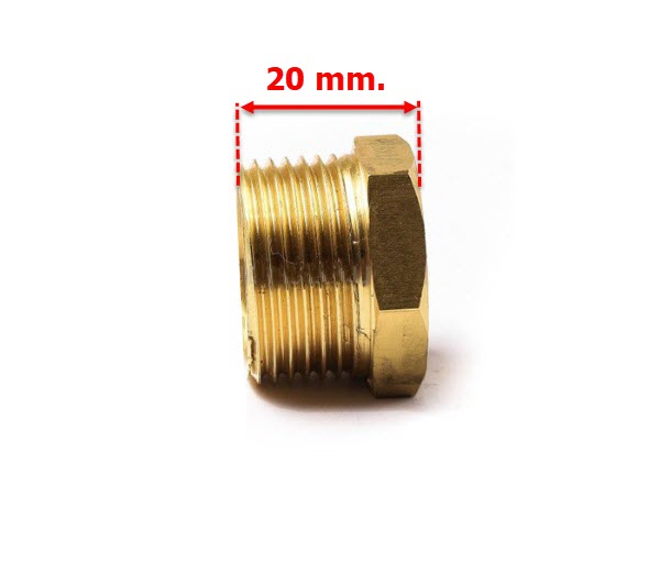 ข้อลดเหลี่ยม เอน่า(ANA) รุ่น147 ขนาด3/4"X1/2" Pn.A131-1990 (ทองเหลืองแท้) #N11 (*)