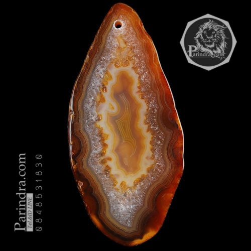 จี้สร้อยคอ AGATE แท้ สมบูรณ์มาก แร่เต็ม สำหรับห้อยคอ หรือพวงกุญแจ คัดสวยพิเศษ AGT001