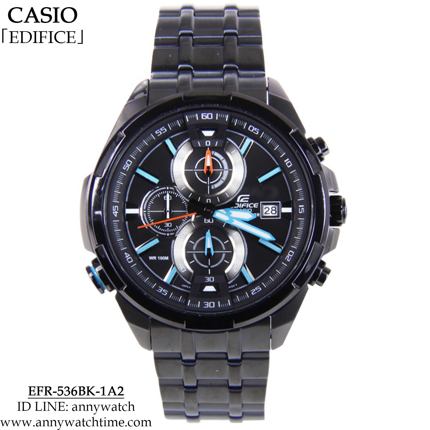 EDIFICE EFR-536BK-1A2