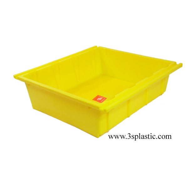 ลังทึบ ขนาด 51.5 x 53.5 x 15.5 cm. HDPE เบอร์ 422