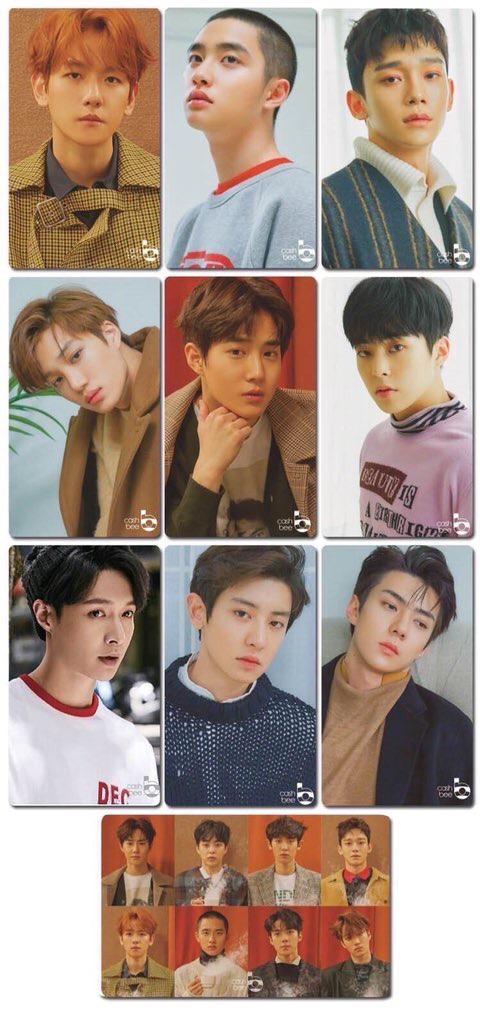 บัตร [#EXO] CASHBEE T-MONEY UNIVERSE (ระบุลายที่ต้องการ)