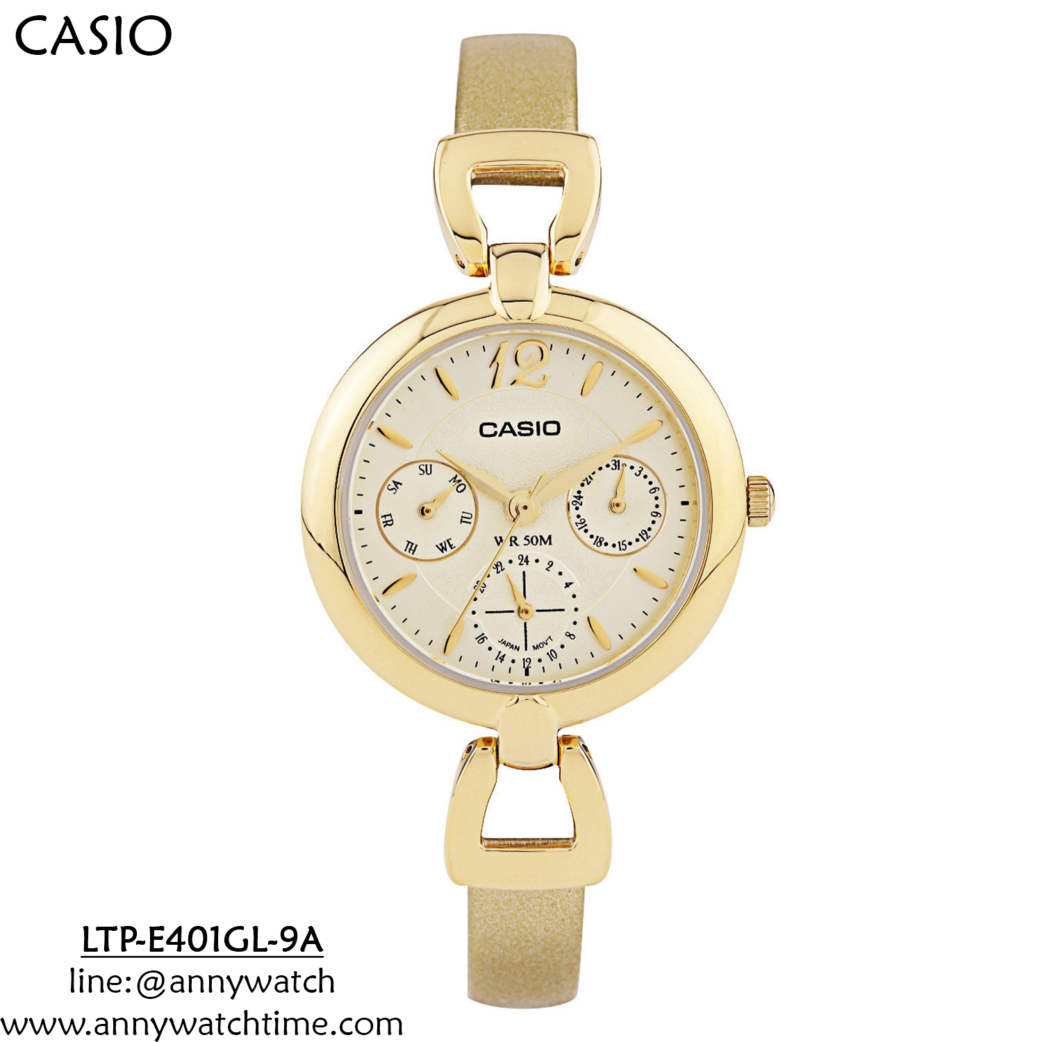 CASIO LTP-E401GL-9A