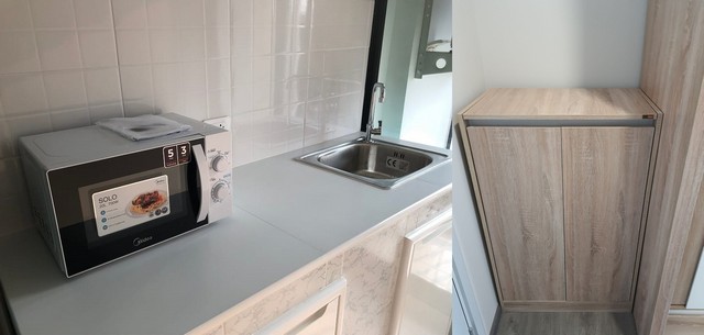 ให้เช่าคอนโด รีช พหลโยธิน 52 ตึกB 29 ตร.ม.แบบกั้นห้อง มีเครื่องซักผ้า ใกล้ BTS สะพานใหม่