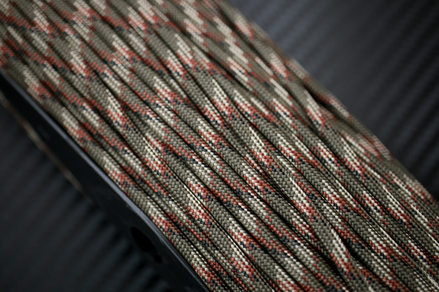 เชือกพาราคอร์ด PARACORD 550 คุณภาพสูง # OD GREEN CAMO ใช้ได้งานได้เอนกประสงค์