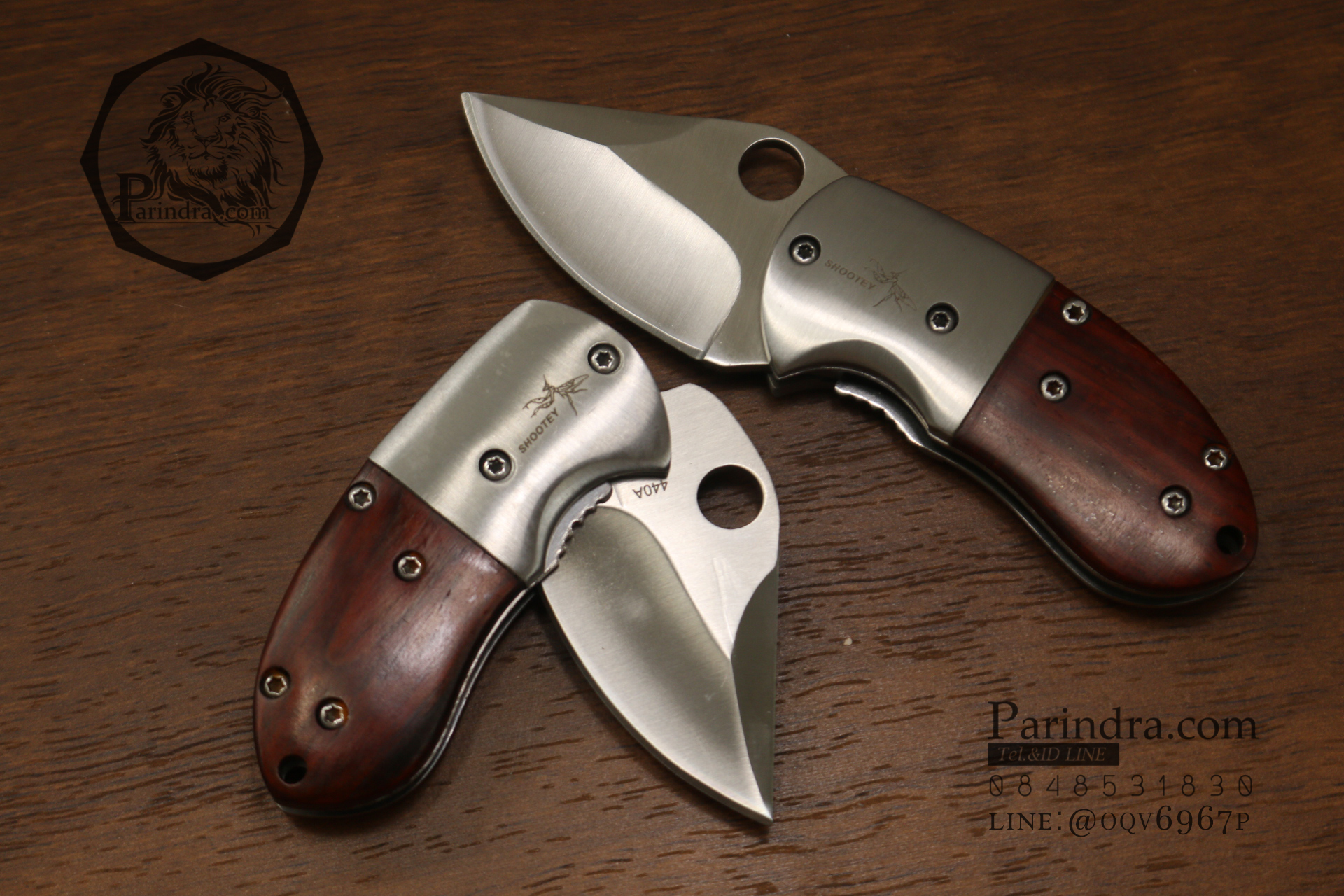 มีดพับ ตราตั๊กแตนตำข้าว Shootey อ้วน ป้อม สั้น ถึก