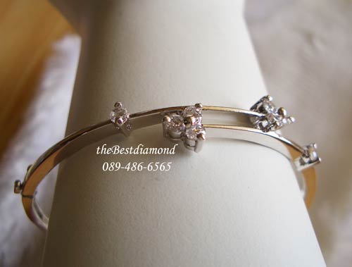 BB027RD+++กำไลเพชร cute style(ดอกจิก)+++กำไลน่ารักๆๆๆ ใส่ติดข้อมือได้ทุกวันไม่เวอร์ แบบน่ารักๆ เพชรไม่เยอะ วัยรุ่น หรือสาวoffice ใส่ได้สบายๆเลยค่ะ