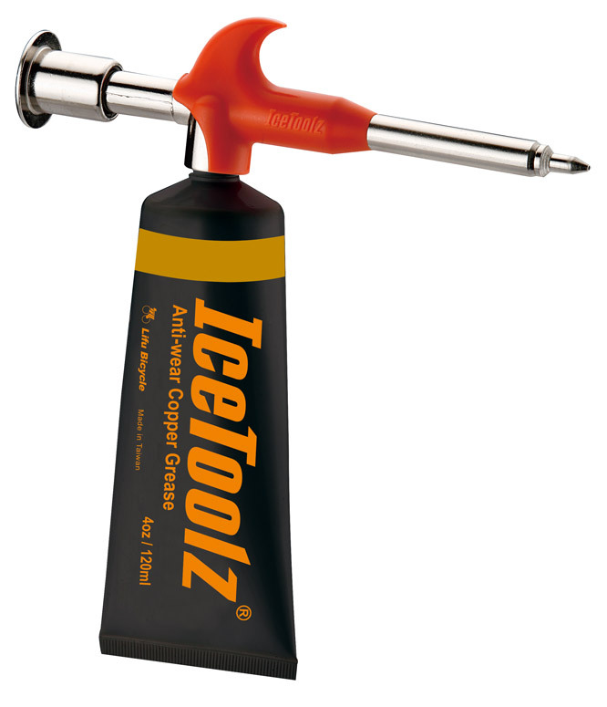 ปืนจารบี IceToolz Copper grease C272, + grease gun 4oz•/120ml, black
