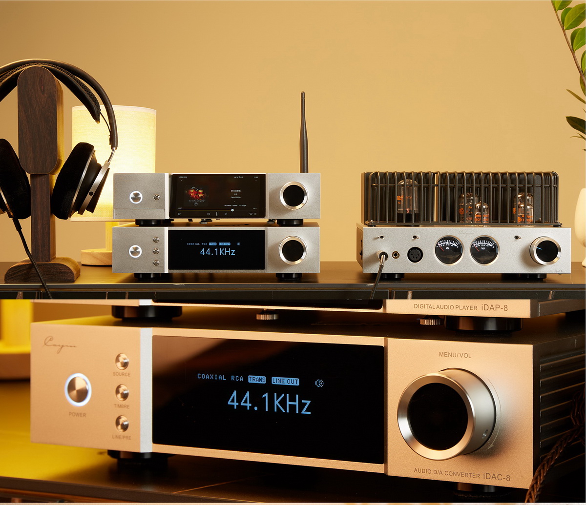 Cayin IDAC-8 DAC แบบไฮบริด ชิป AK4191+AK4499EX, หลอดไตรโอด 6H6b-B ประกันศูนย์ไทย