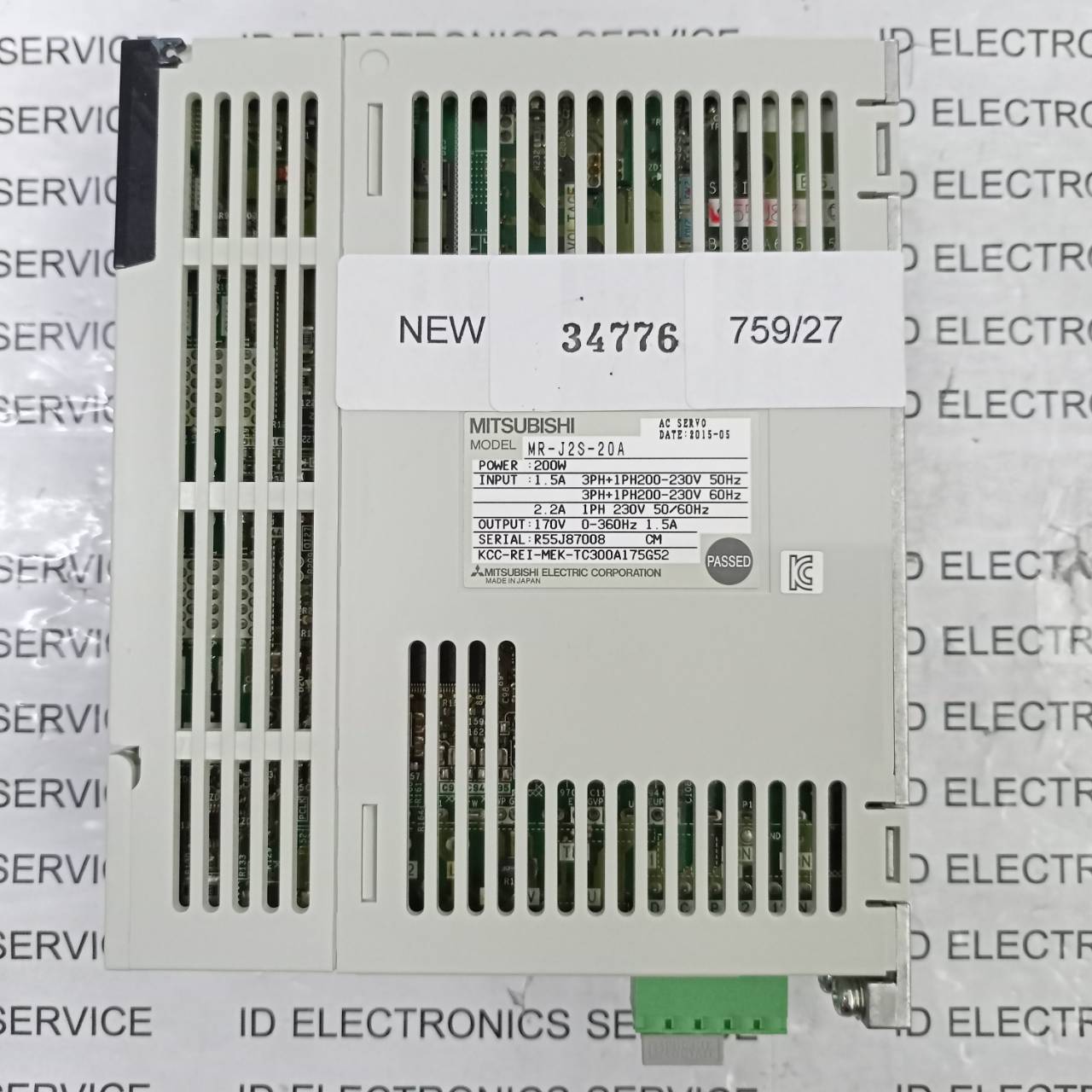 MR-J2S-20A SERVO DRIVE " MITSUBISHI "