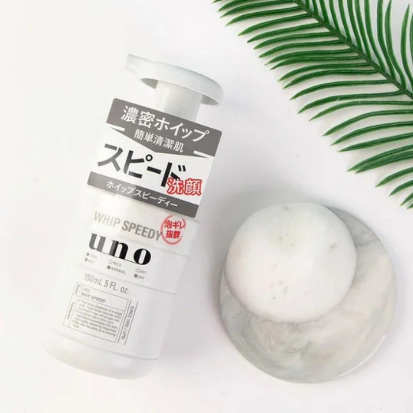 โฟมล้างหน้า Uno Whip Speedy แบบขวดปั๊มขนาด 150ml. กลิ่น Fresh Citrus