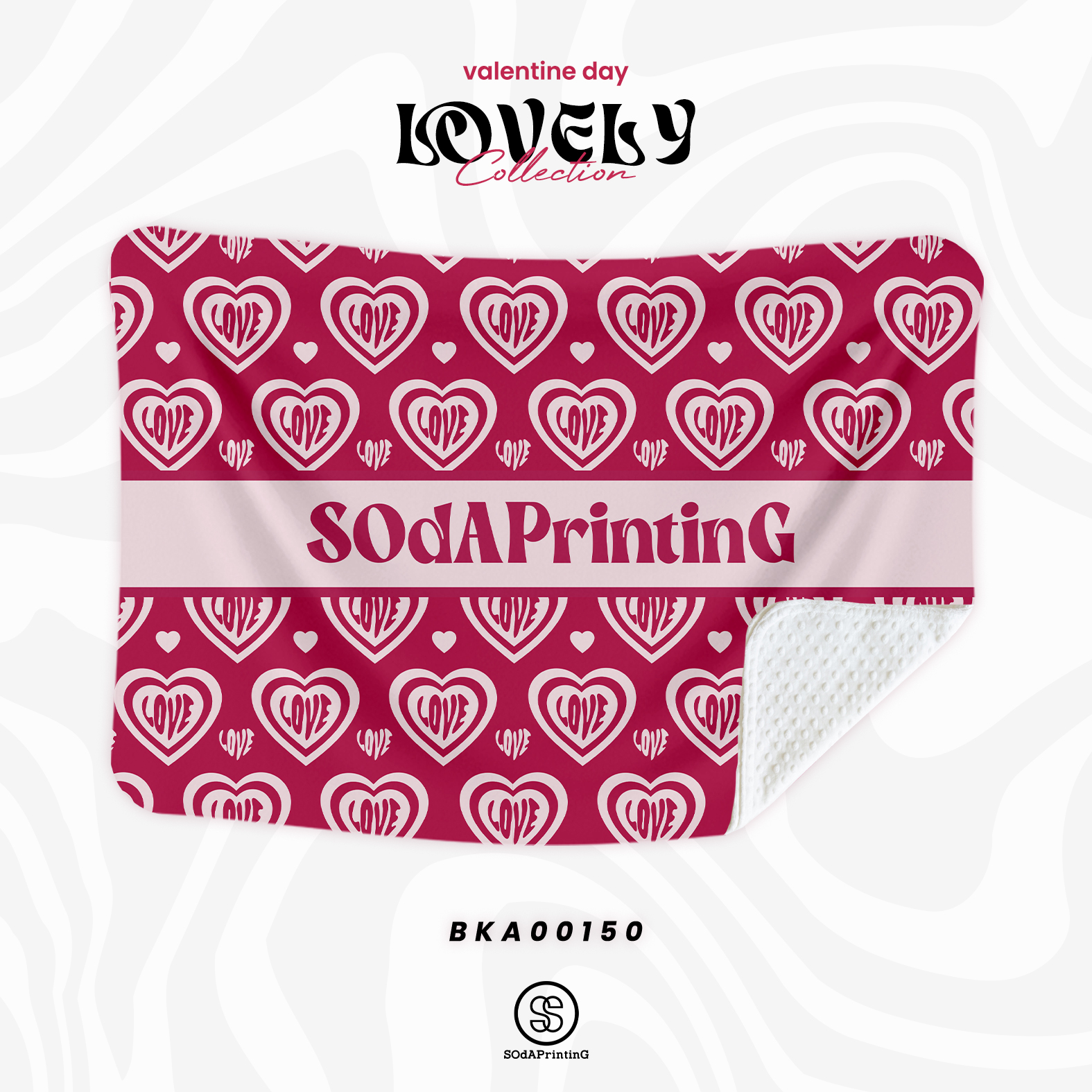 ผ้าห่ม ใส่ชื่อได้ Lovely Collection BKA00150 #ใส่ชื่อได้ #SOdAblanket #SOdAhome