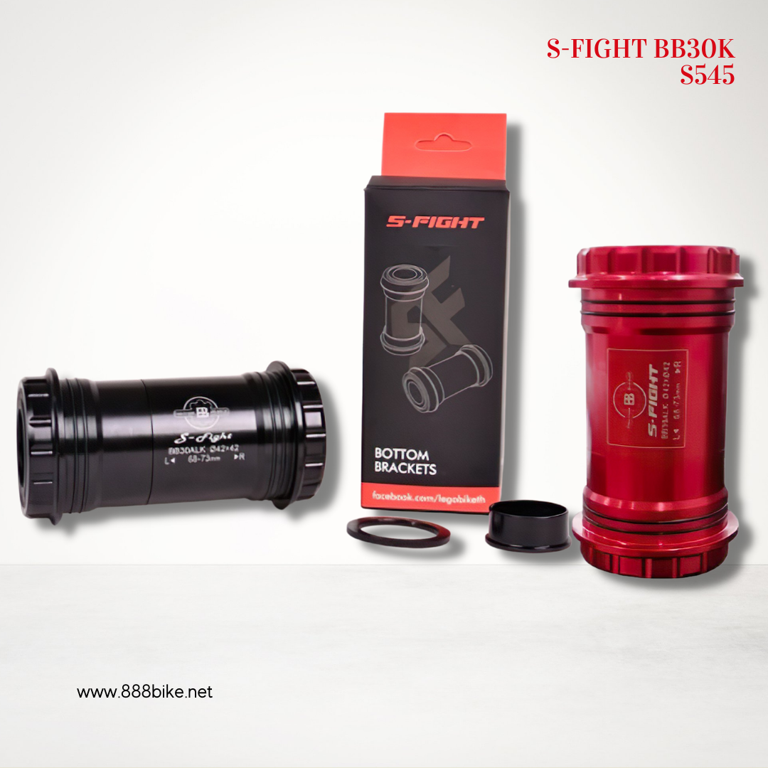กะโหลก S-fight รุ่น BB30k ลูกปืน Ceramic ขนาด 68/73MM. เบ้ากะโหลก 42 mm (S545) กะโหลกอัด