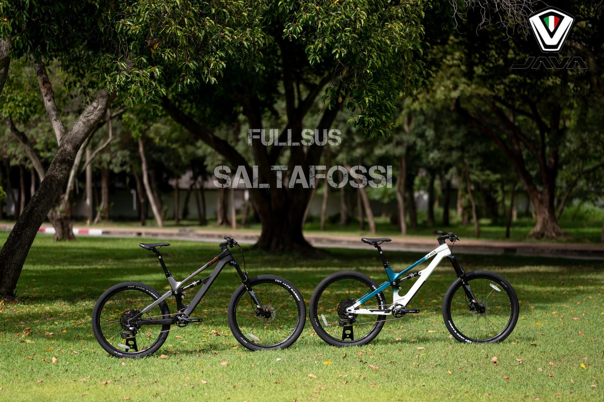 จักรยานเสือภูเขาฟูลซัส JAVA SALTAFOSSI Fullsuspension 27.5 เฟรมคาร์บอน เกียร์ Deore 12 สปีด 2023