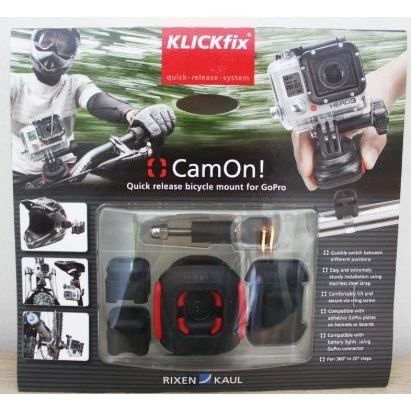 VINCITA KLICKfix clip for GoPro cameras (QR010) - GoPro camera mount with installation parts (GoPro not included) Vincita