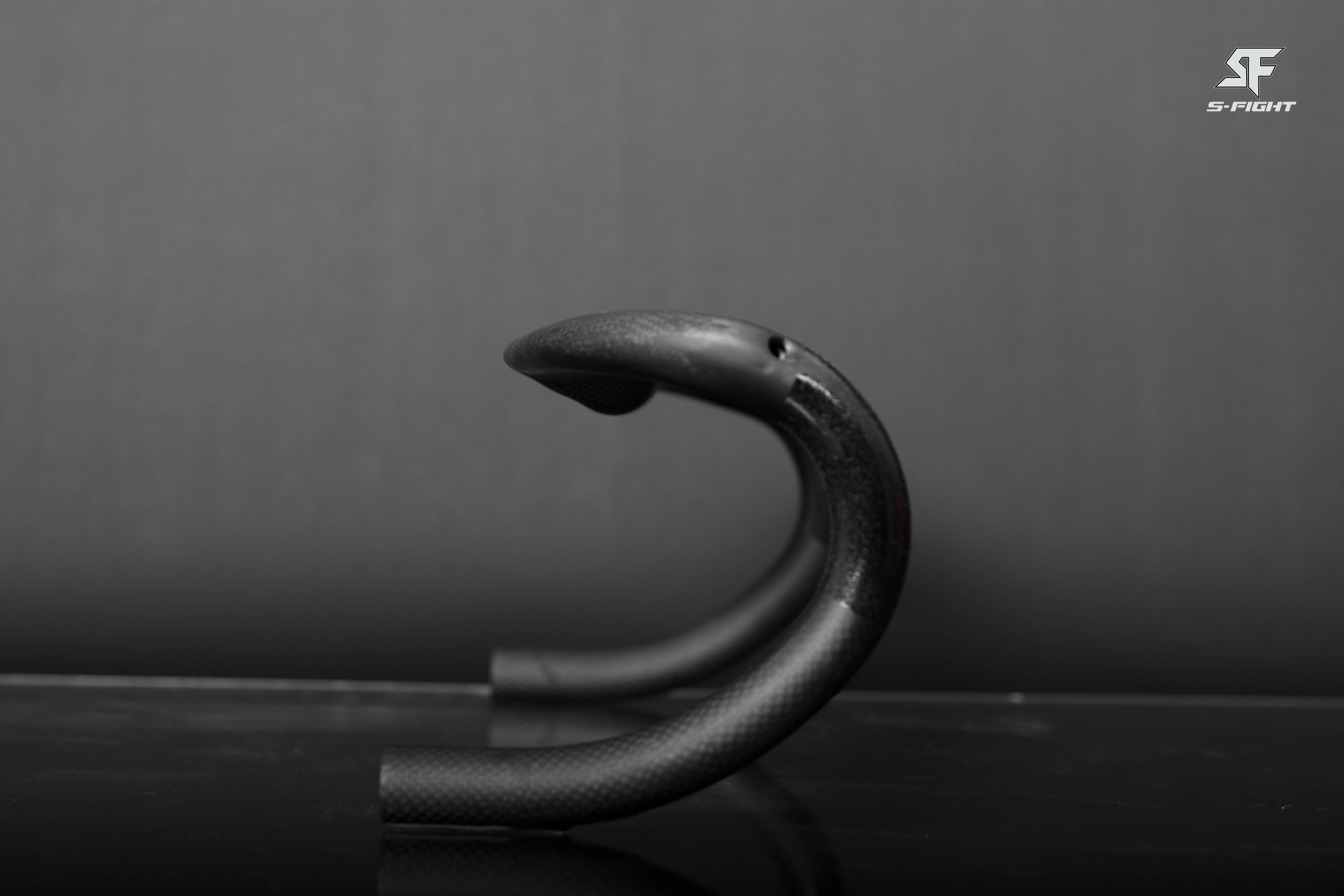 แฮนด์หมอบคาร์บอน S-FIGHT Road Handlebar FULL Carbon - S90 AERO HANDLEBAR ซ่อนสาย , Size 40m42,44cm